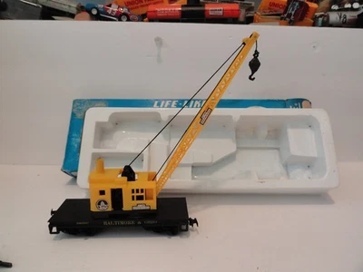 Life-Like HO Baltimore & Ohio Browning 2136 Crane Train Car - Image 1 of 4