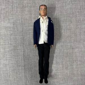 Muñeca Ken Original Años 60 De Colección Hecha en Japón Morena Pelo Pintado Ojos Azules - Imagen 1 de 7