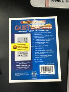 E-3. QuietWarmth 4 inch Smart Home WiFi Thermostat for Floor Heating Sys ET-72Gw - Picture 1 of 5