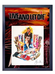 James Bond LIVE AND LET DIE - SIR Roger Moore signed Photo - Picture 1 of 1