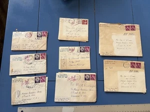 Vintage 1962 gestempelt Umschlag, Grußkarte & andere Ephemera Lot, Briefe etc. - Bild 1 von 17