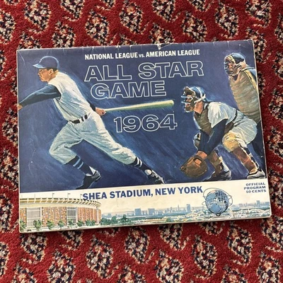 1964 MLB Baseball All Star Game Shea Stadium New York Official Program - Image 1 of 4