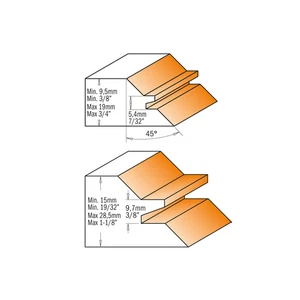 CMT Baby Lock Miter Bit - Picture 1 of 2