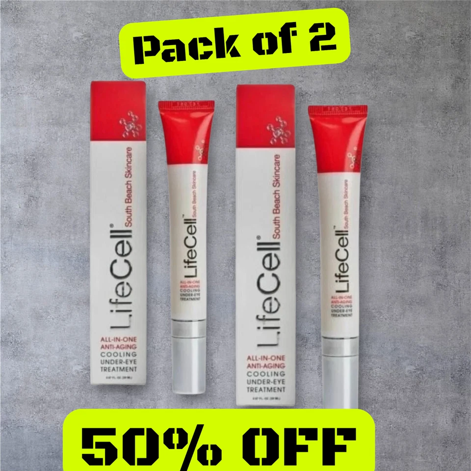 2 Packs LifeCell Anti-Aging Cooling Eye Treatment, AUTHORIZED SELLER, AUTHENIC - Image 1 of 1