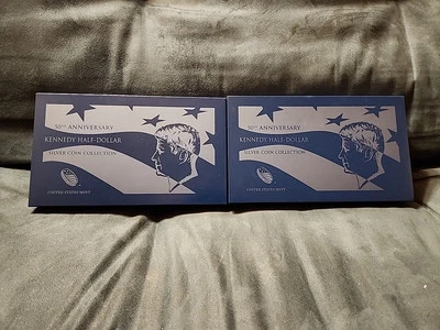   2014 Kennedy Half Dollar 50th Anniversary 4-Coin Set, 2 Sets COA - Image 1 of 4