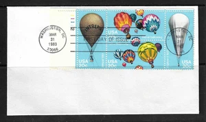 US SC # 2035a Balloons FDC . No Cachet - Picture 1 of 1