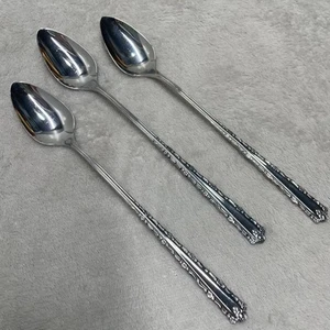 Oneida Cherie 3er Set Eisteelöffel Deluxe Edelstahl Besteck glänzend 7 5/8 Zoll - Bild 1 von 5