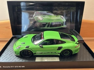 Minichamps 1/18 Porsche 911 GT3 RS MR Manthey Racing verde limitato 200 pezzi - Foto 1 di 9