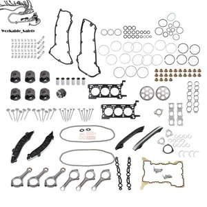 Engine Rebuild Overhaul Kit w/ Rods Timing For Jeep Chrysler Ram 1500 Lancia 3.0 - Picture 1 of 22