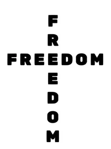 Freedom Vinyl Decal Sticker Choose Size and Color - Picture 1 of 4