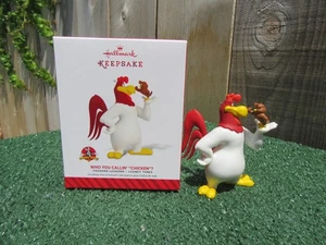 New Hallmark Looney Tunes Who You Callin' Chicken? Foghorn Leghorn Ornament - Picture 1 of 5