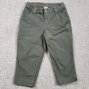 Pantalones DULUTH para mujer talla 6 verde jardinería Capri pedal empujador utilitario - Imagen 1 de 11