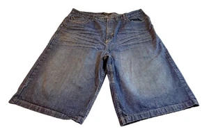 Old Skool Urban Wear 100% Cotton Denim Shorts Men's size 44 - Picture 1 of 8