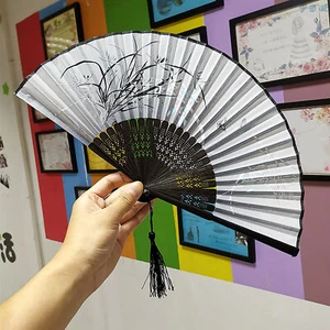 Everyday Use Fan Versatile Folding Elegant Chinese Style Vintage Handheld Fans - Picture 1 of 18