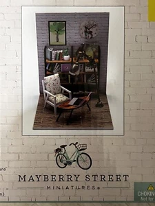 NIB Mayberry Street Miniatures DIY Dollhouse Miniature Enjoy The Time 47 Pc Set - Picture 1 of 4