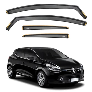 ISPEED Wind Deflectors for Renault Clio MK4 2012-2019 5-Door Hatchback 4pc Set - Picture 1 of 9