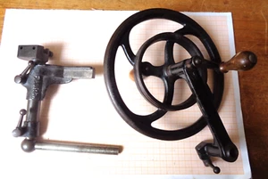 Älterer gebrauchter Uhrmacher Drehbank Handantrieb Lorch etc.. Gebrauchsspuren - Imagen 1 de 4