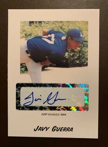 JAVY GUERRA Washington Nationals 2004 Certified AUTOGRAPH Rookie Card RC - Picture 1 of 1