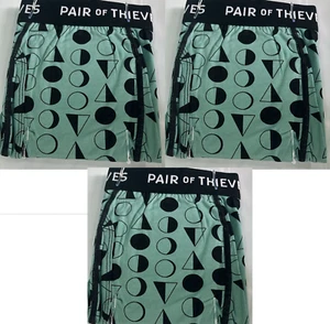 Pair of Thieves Men's Super Fit Boxer shorts -size S /soft moss/3 Pack SEALED - Picture 1 of 3