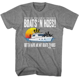 Camiseta para hombre Step Brothers Movie Prestige Worldwide Presents Boats 'N Hoes - Imagen 1 de 5