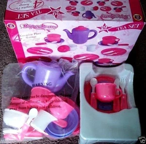 JUST LIKE MOM, 29-TEILIGES TEE-SERVIERSET, MIT 4 KOMPLETTEN GEDECKEN, KINDER 3+, NEU - Bild 1 von 9