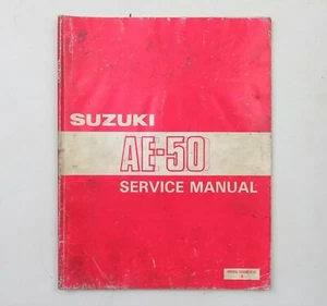 Suzuki AE50 1990 Factory Motorcycle Service Manual Repair Book - Bild 1 von 4