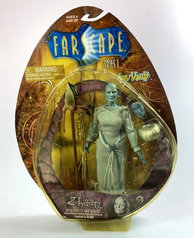 Pa'V Zotoh Zhaan Vintage Farscape Series 1 Action Figure New 2000 ToyVault TV Cover