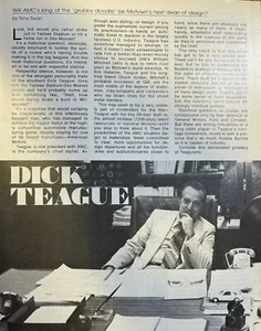 1976 Dick Teague American Motors Designer - Picture 1 of 3