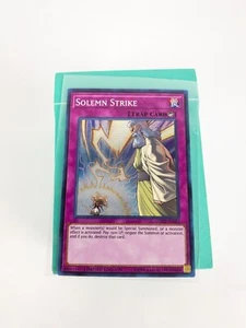 Solemn Strike - COTD-ENSE2 - - Limited Edition NM YuGiOh! Trap Card Holo - Picture 1 of 5