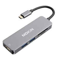 USB-C Hub - 5 in 1 Docking Station - HDMI, 2x USB 3.0, SD & Micro SD Card Reader