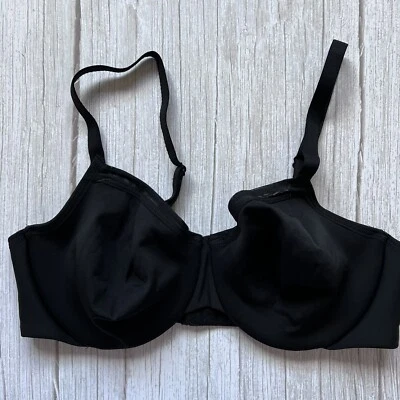 WACOAL BRA 34C 855263 CLÁSICO REINVENCIÓN FIGURA COMPLETA SUJETADOR CON AROS NEGRO Foto 1 de 3