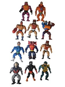 Huge Lot Of 11 Vintage 1980s Masters Of The Universe Action Figures - Lot No 1 - Picture 1 of 5