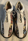 FootJoy Contour Golf Shoes - Womens 7M - White with Floral Pattern - 94054