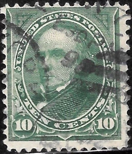 1894 US  Daniel Webster SC#258  10C.  USED - Picture 1 of 2