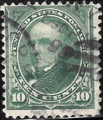 1894 US  Daniel Webster SC#258  10C.  USED - Image 1 of 2