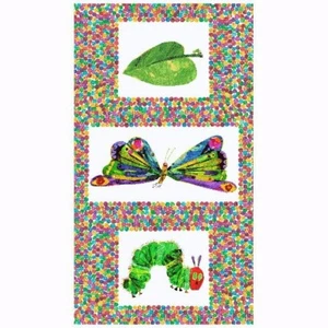 Panel de 24" ALGODÓN Andover The Very Hungry Caterpillar Classics de Eric Carle 3471 - Imagen 1 de 1