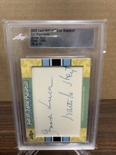 2020 Leaf Hall Of Fame Baseball Waite Hoyt Cut Signature /47 Inscription Auto