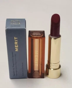 MERIT Signature Lip Lightweight Lipstick Shade Fashion Full Size NEW Authentic - Picture 1 of 4