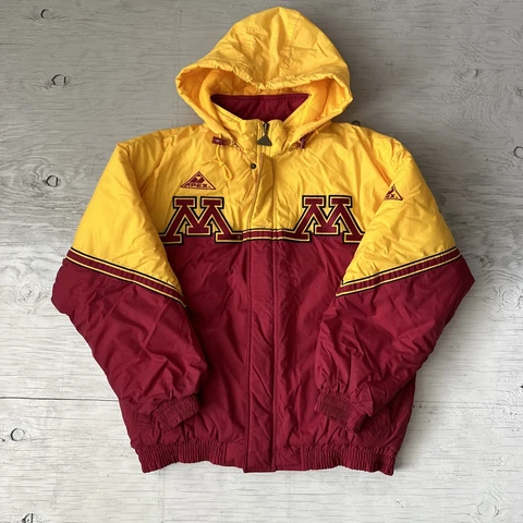 Vintage 90s NCAA Minnesota Golden Gophers Apex Full Zip Jacket Size Medium Cover