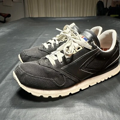 Vintage Brooks Women's 8 Heritage Vanguard Black Suede Athletic Sneakers  BP - Image 1 of 4