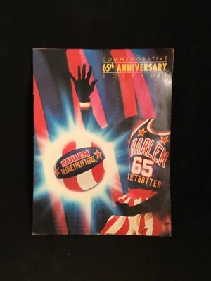 1991 HARLEM GLOBETROTTER 65th ANNIV -WORLD TOUR PROGRAM-CURLEY SIGNATURE @10B - Image 1 of 4