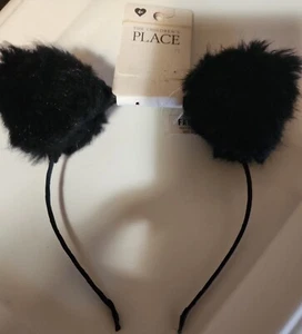 Childrens PLACE Black Cat Ear Headband - Picture 1 of 5