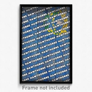 Hawthorne Nevada Poster (NV City Souvenir 11x17 Town Print) - Picture 1 of 1