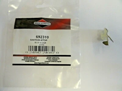 GENUINE BRIGGS & STRATTON STOP SWITCH 692310 original Briggs spare part IN STOCK