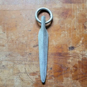 6" Steel Piton with 1.75" Ring - Climbing - Picture 1 of 3