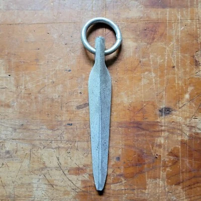 Piton de aço 6" com anel de 1,75" - Escalada - Imagem 1 de 3