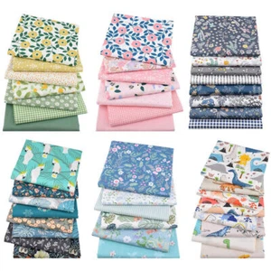 DIY Cotton Fabric Fat Quarter Bundle Quilting Patchwork Floral Printed Cloth - Picture 1 of 50