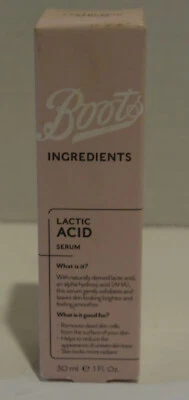Nuevo En Caja Botas Ingredientes Ácido Láctico Suero 1 Fl Oz 30 ml Foto 1 de 4