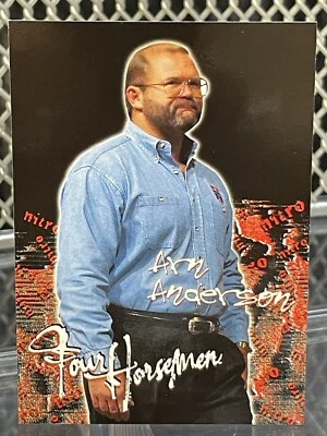 Tarjeta de lucha libre 1999 Topps WCW Arn Anderson #46 Four Horsemen NWA WWE Enforcer Foto 1 de 4