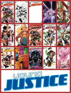 YOUNG JUSTICE #1 2 3 4 VARIANT CHOICE (1st PRINT) SUPERBOY WONDER DC 2019 NM- NM - Picture 1 of 23